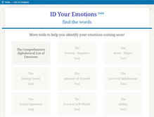 Tablet Screenshot of idyouremotions.com